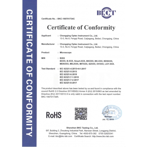 Rohs Certificates